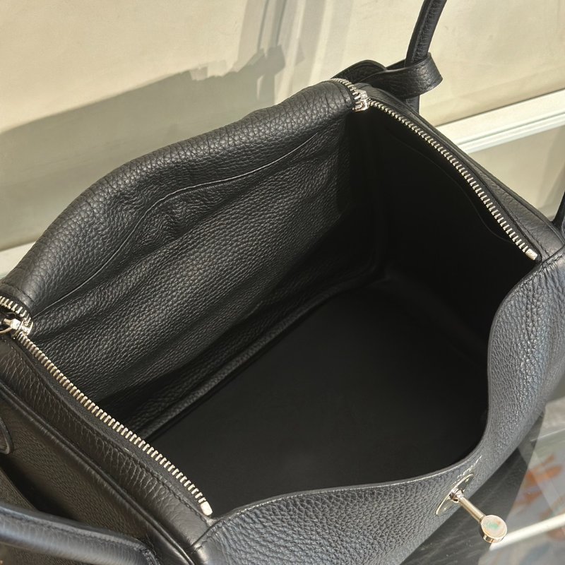 HERMES Lindy 30 - 黑銀 C-7