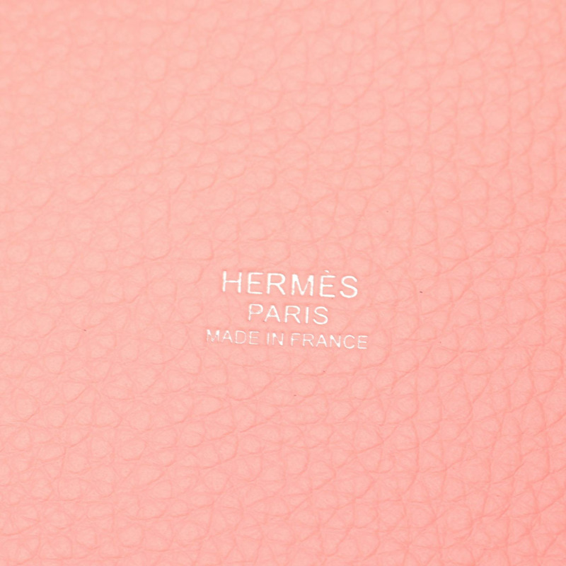 愛馬仕 Picotin Lock PM 手提包 B Taurillon Clemence 櫻花玫瑰色 二手 SHW-3