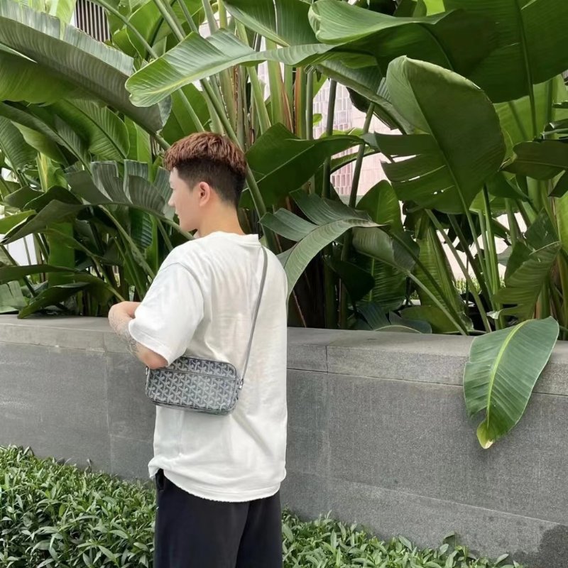 GOYARD Cap vert - 小號灰-1