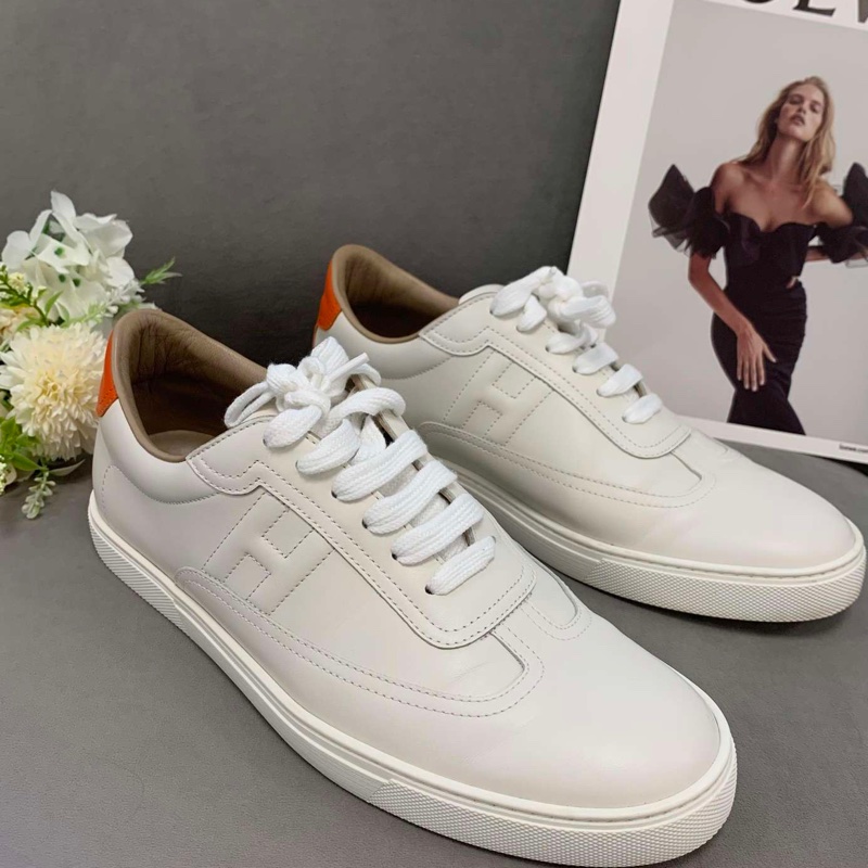 Hermes 愛馬仕quicker男士板鞋 橙尾 41.5碼 🈚附件-0