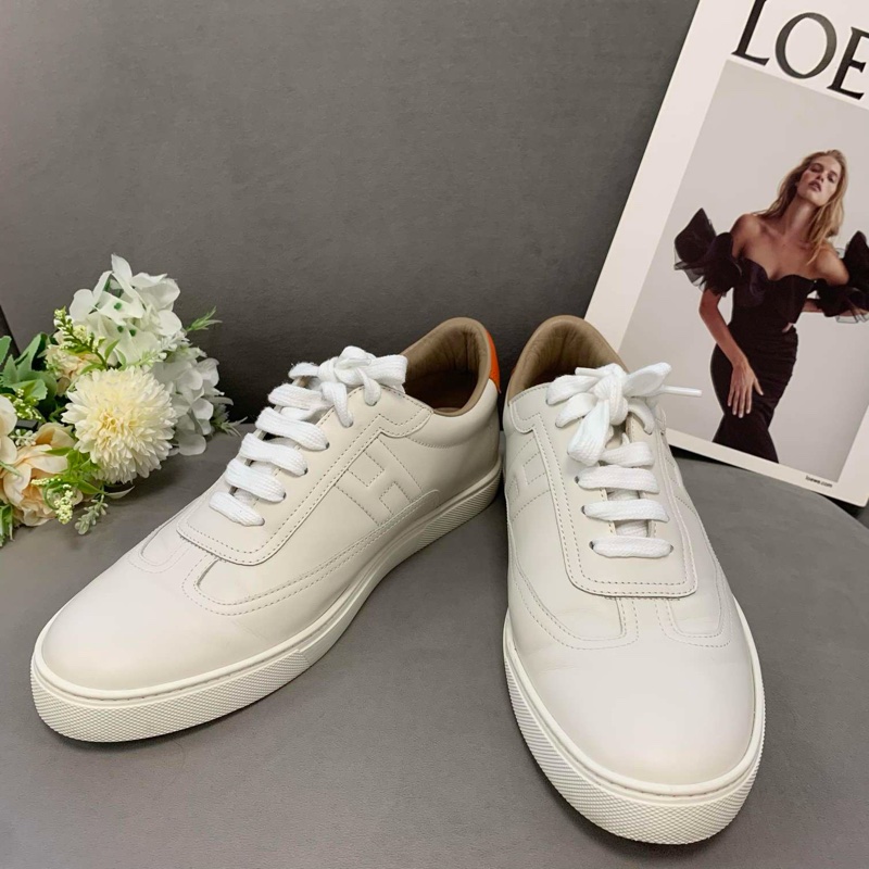 Hermes 愛馬仕quicker男士板鞋 橙尾 41.5碼 🈚附件-1