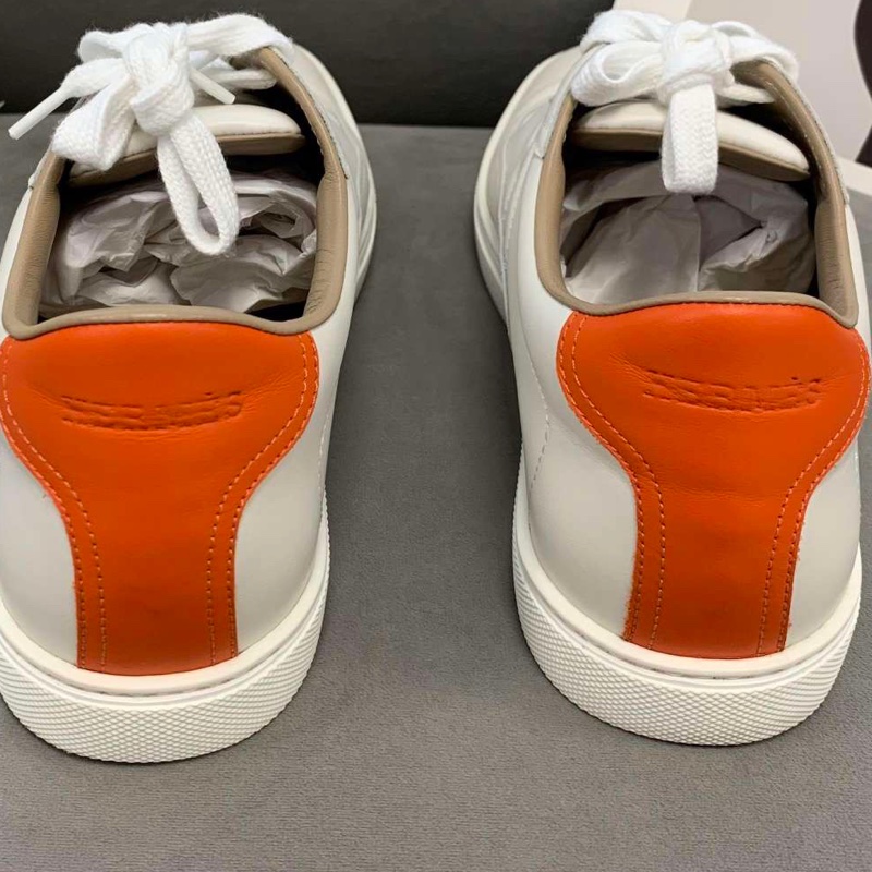 Hermes 愛馬仕quicker男士板鞋 橙尾 41.5碼 🈚附件-5