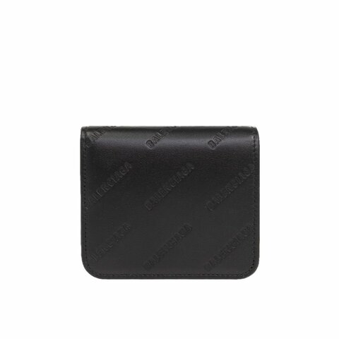 Balenciaga Monogram Bi-Fold Wallet for Unisex in Black - 594216-2AAXQ-1000
