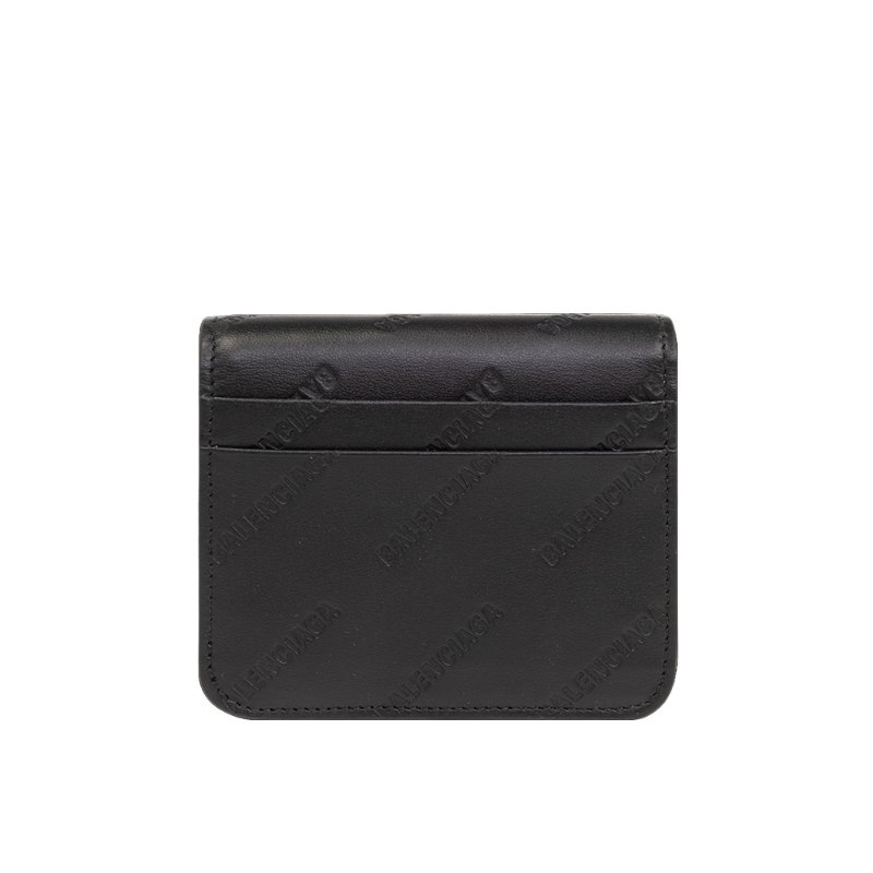 Balenciaga Monogram Bi-Fold Wallet for Unisex in Black - 594216-2AAXQ-1000-1