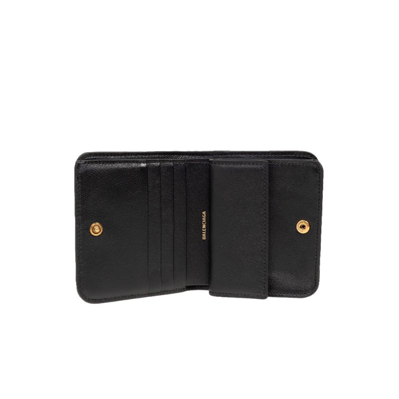 Balenciaga Monogram Bi-Fold Wallet for Unisex in Black - 594216-2AAXQ-1000-2