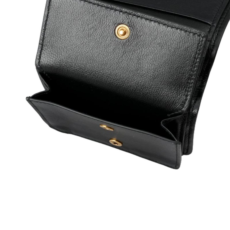 Balenciaga Monogram Bi-Fold Wallet for Unisex in Black - 594216-2AAXQ-1000-3