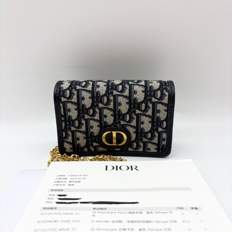 Dior 迪奧 蒙田30nano 老花鏈條包-0