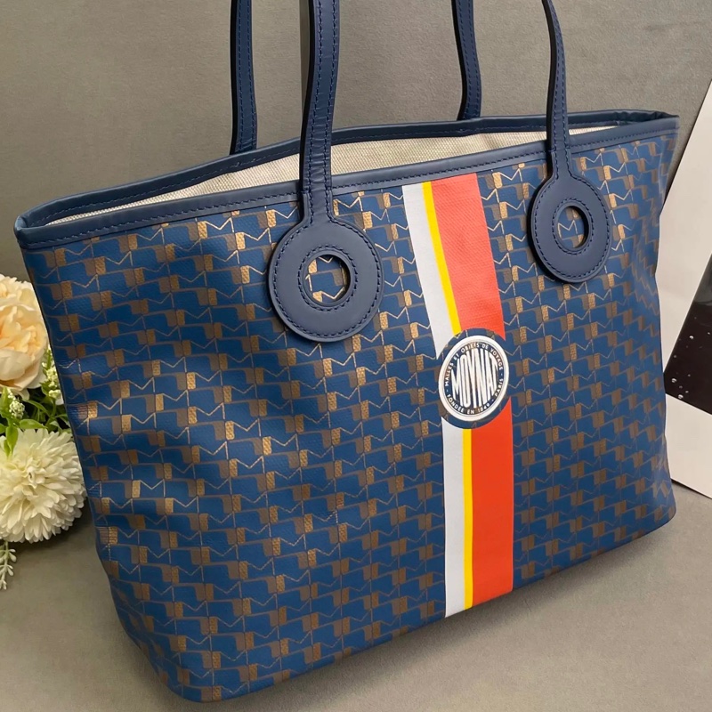 Moynat莫奈 藍色tote托特包 🈚附件-2