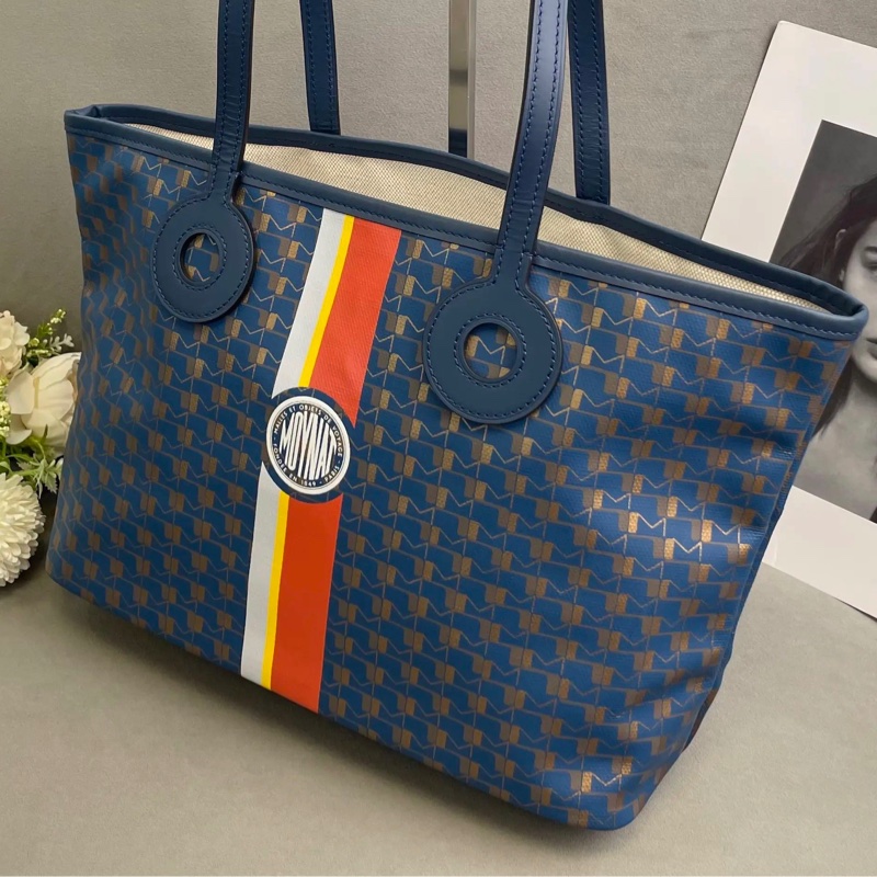 Moynat莫奈 藍色tote托特包 🈚附件-3