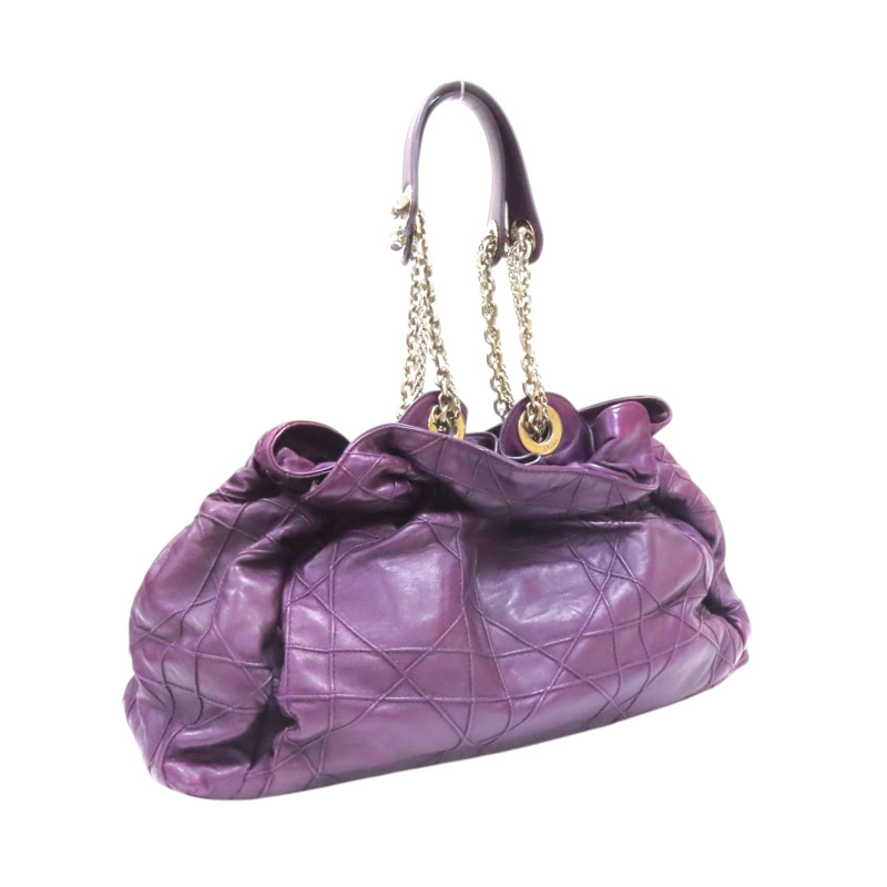 紫色 羊皮 肩背包【Dior 迪奧】-1