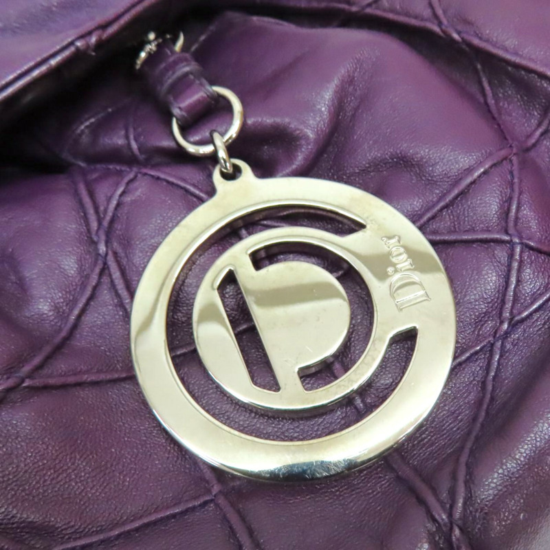 紫色 羊皮 肩背包【Dior 迪奧】-7