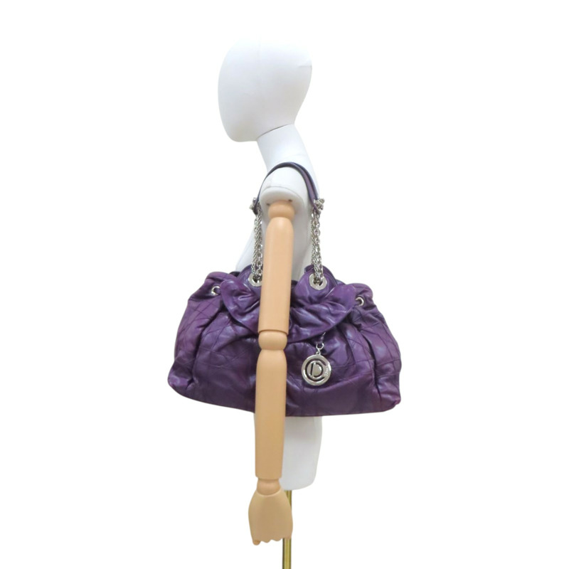 紫色 羊皮 肩背包【Dior 迪奧】-9