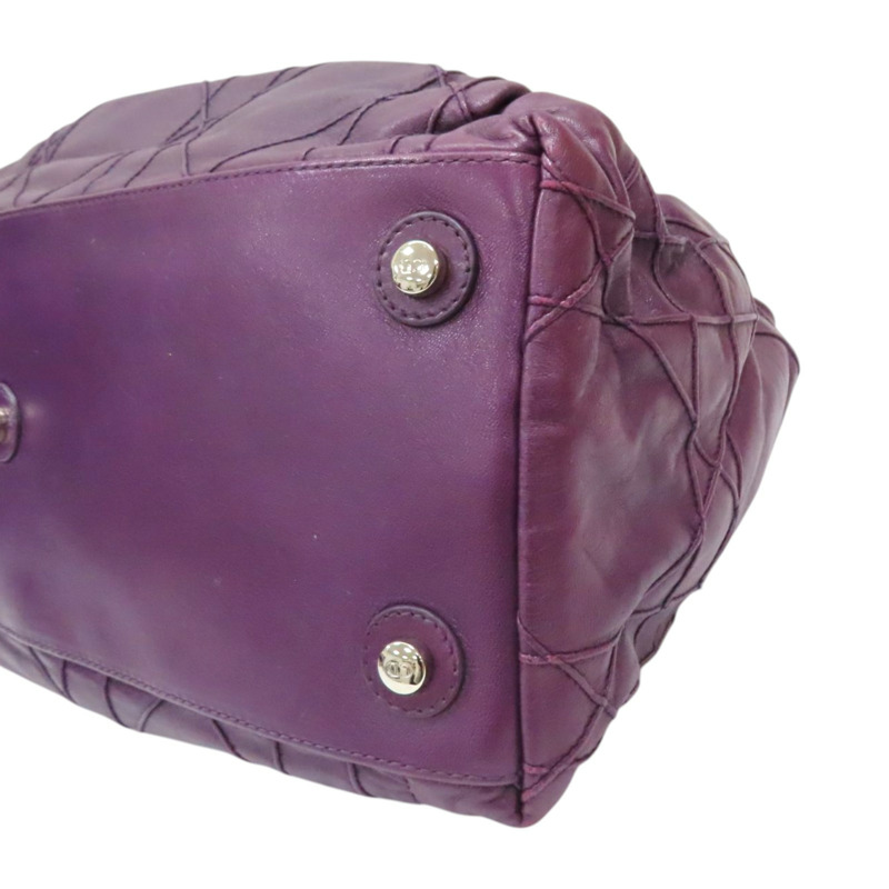 紫色 羊皮 肩背包【Dior 迪奧】-11