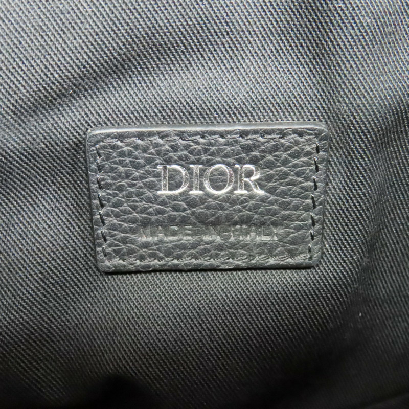 藍色 Oblique緹花帆布 肩背包【Dior 迪奧】-3