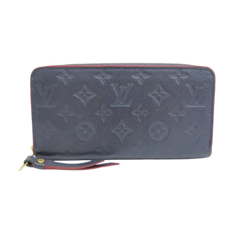深藍色 原花牛皮 Zippy 拉鍊長夾 M62121【LOUIS VUITTON LV 路易威登】 M62121