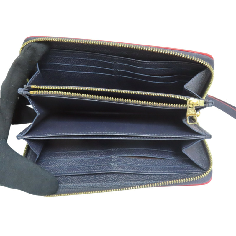 深藍色 原花牛皮 Zippy 拉鍊長夾 M62121【LOUIS VUITTON LV 路易威登】 M62121-2