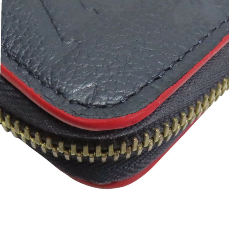 深藍色 原花牛皮 Zippy 拉鍊長夾 M62121【LOUIS VUITTON LV 路易威登】 M62121-9