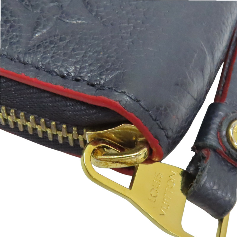 深藍色 原花牛皮 Zippy 拉鍊長夾 M62121【LOUIS VUITTON LV 路易威登】 M62121-11