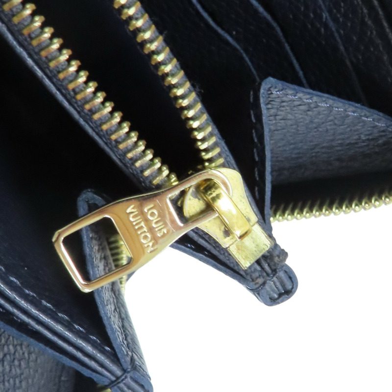 深藍色 原花牛皮 Zippy 拉鍊長夾 M62121【LOUIS VUITTON LV 路易威登】 M62121-12