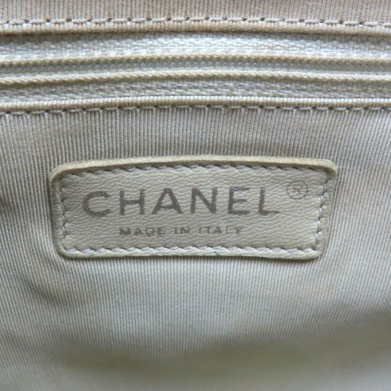 黑色 牛皮 鏈帶肩背包 (無卡) 銀釦【CHANEL 香奈兒】 A49914-3