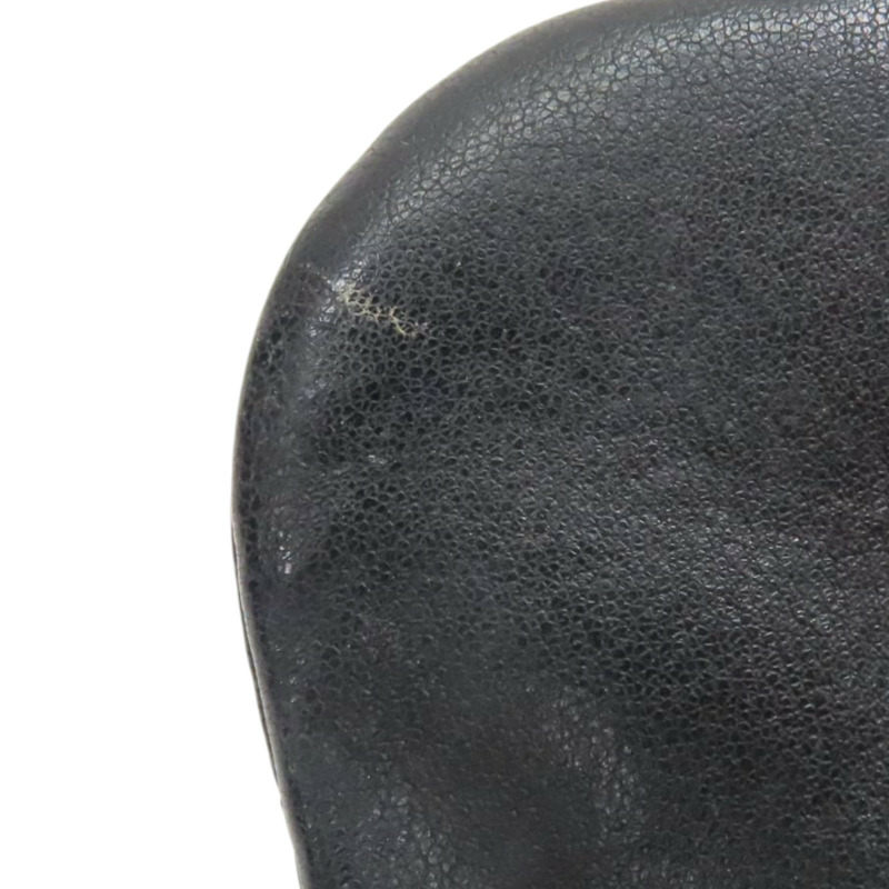 黑色 牛皮 鏈帶肩背包 (無卡) 銀釦【CHANEL 香奈兒】 A49914-11