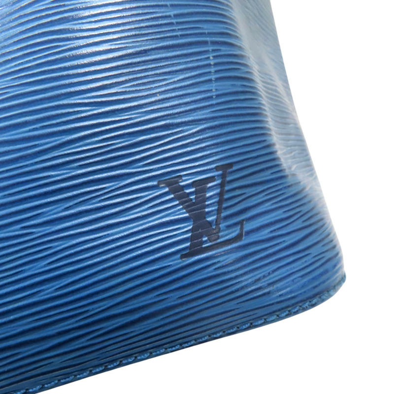 藍色 EPI 水波紋 牛皮 Petit Noe 水桶包 肩背包【LOUIS VUITTON LV 路易威登】 M44105-3