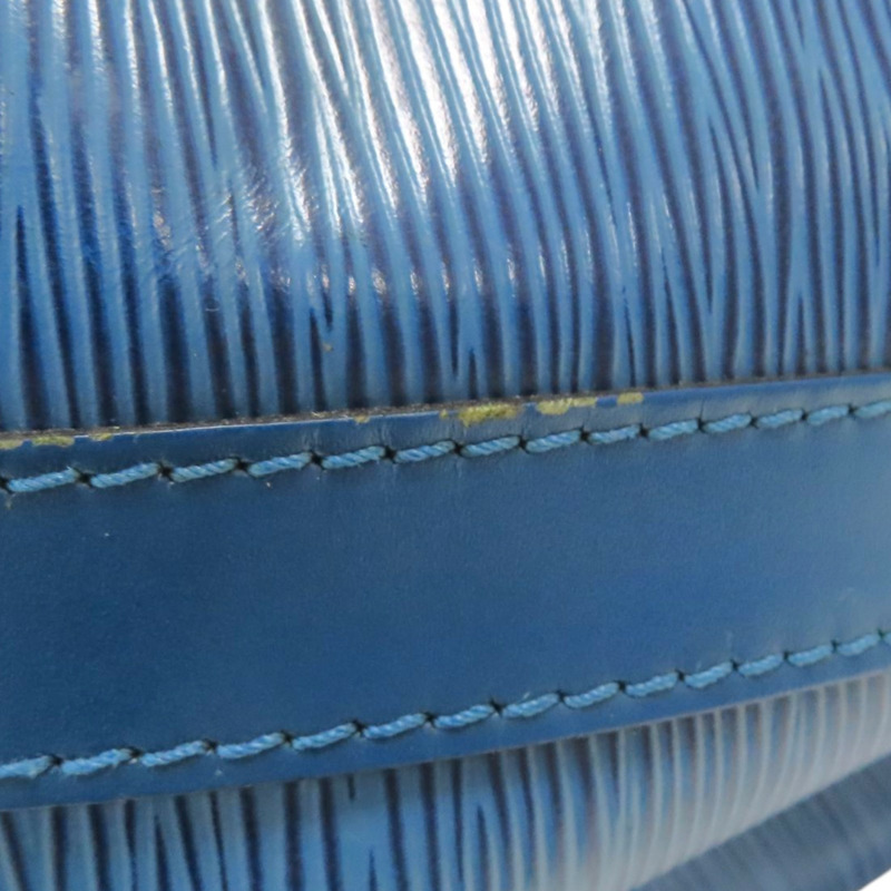 藍色 EPI 水波紋 牛皮 Petit Noe 水桶包 肩背包【LOUIS VUITTON LV 路易威登】 M44105-11