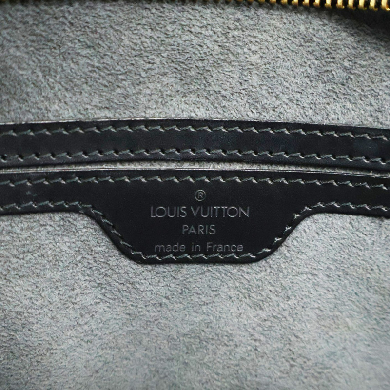 黑色 EPI水波紋 牛皮 Saint Jacques PM 肩背包【LOUIS VUITTON LV 路易威登】 M52272-4