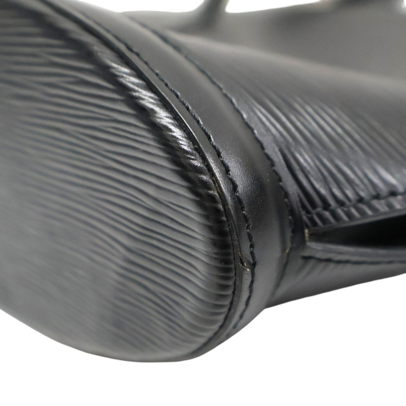 黑色 EPI水波紋 牛皮 Saint Jacques PM 肩背包【LOUIS VUITTON LV 路易威登】 M52272-8