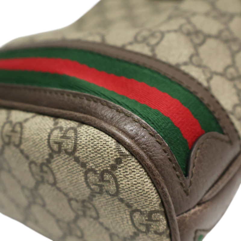 烏木色 Ophidia 小號水桶包 肩背包【GUCCI 古馳】 550621-9