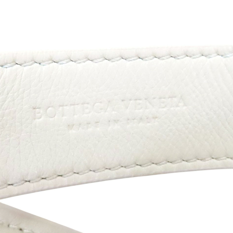 白色 羊皮 Padded Cassette枕頭包 肩背包【BOTTEGA VENETA BV 寶緹嘉】 591970-3