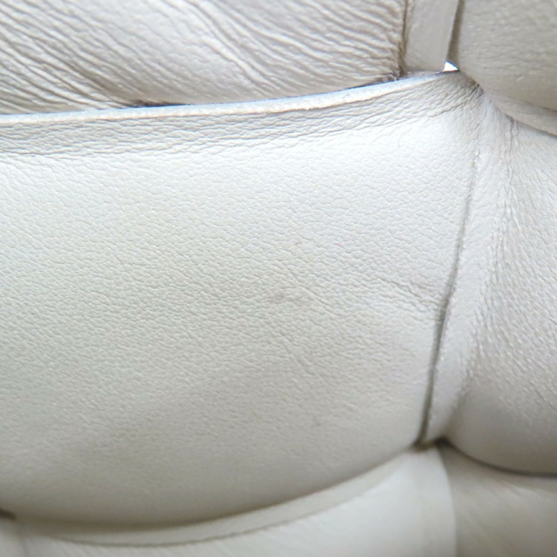 白色 羊皮 Padded Cassette枕頭包 肩背包【BOTTEGA VENETA BV 寶緹嘉】 591970-13