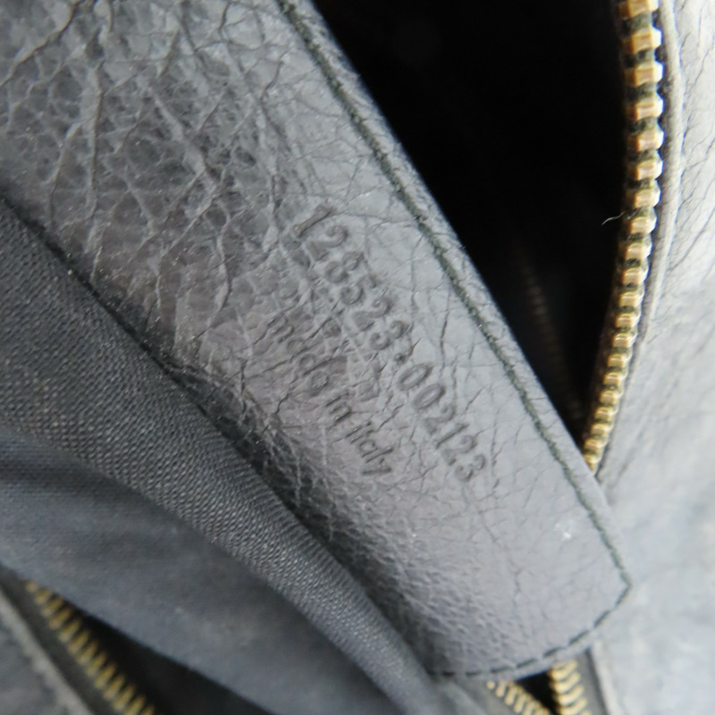 深灰色 羊皮 The Twiggy Bag 肩背包 128523【Balenciaga 巴黎世家】 128523-6