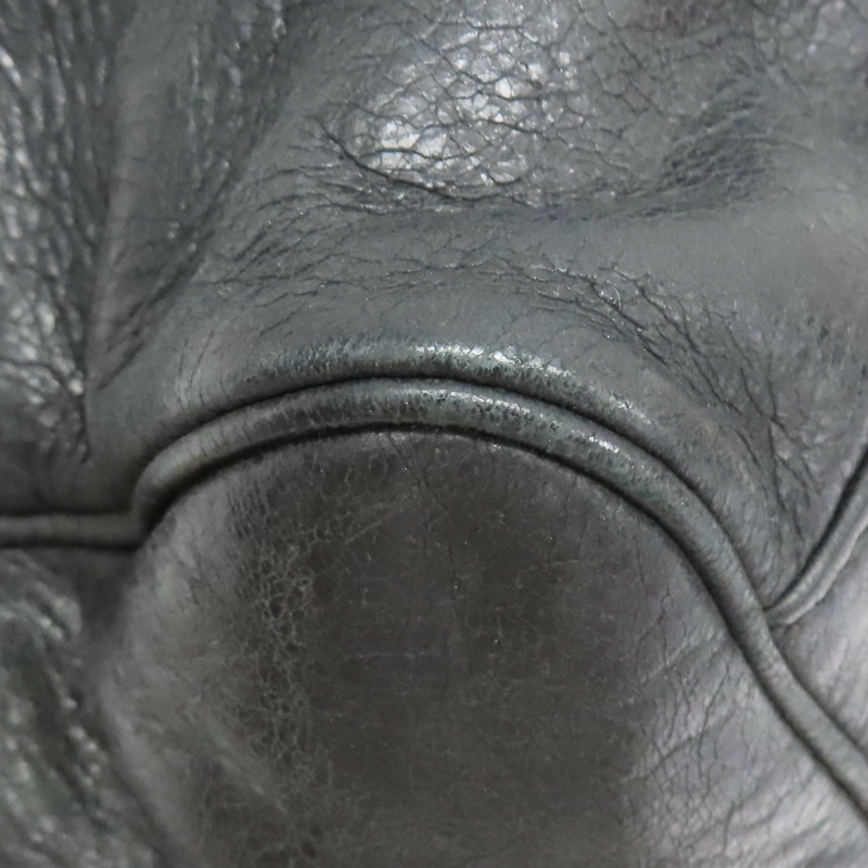 深灰色 羊皮 The Twiggy Bag 肩背包 128523【Balenciaga 巴黎世家】 128523-11