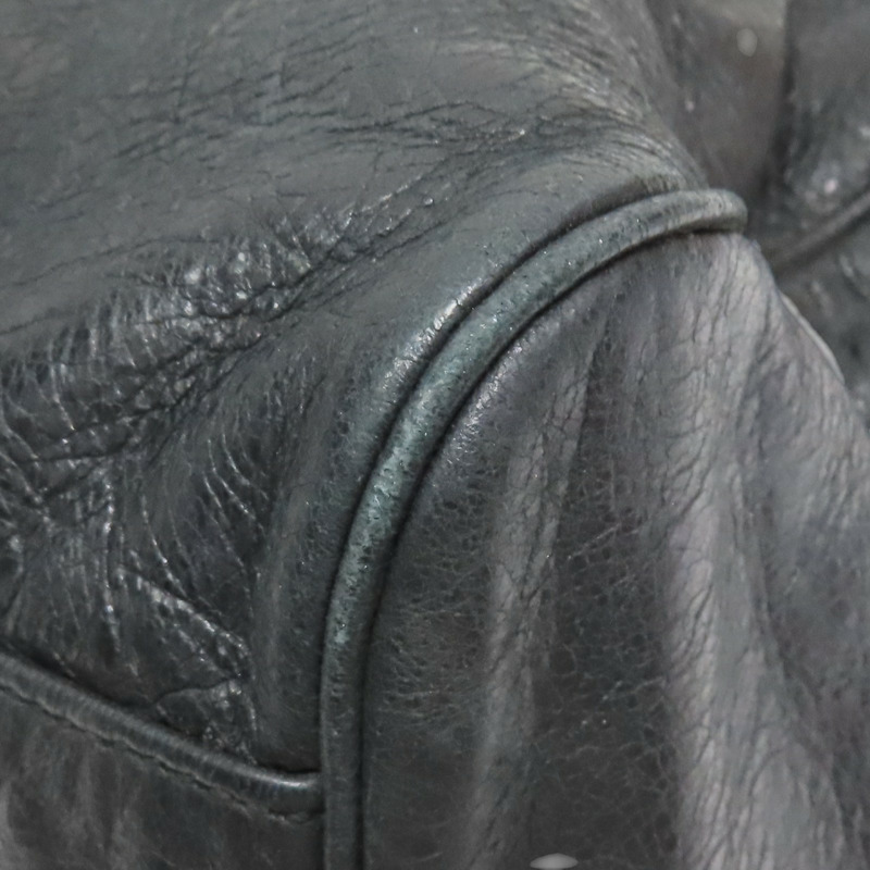 深灰色 羊皮 The Twiggy Bag 肩背包 128523【Balenciaga 巴黎世家】 128523-12