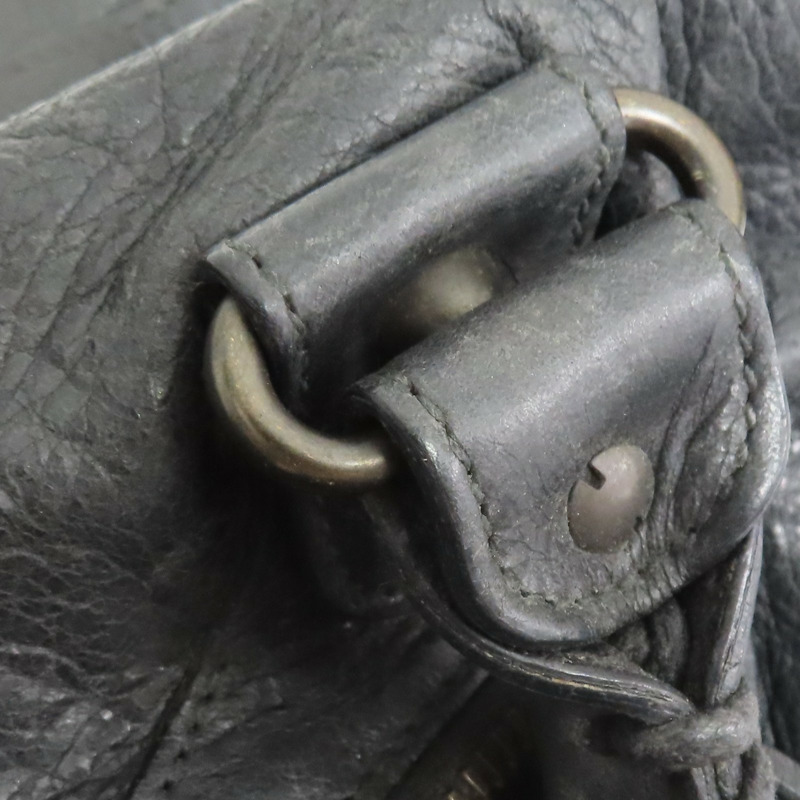 深灰色 羊皮 The Twiggy Bag 肩背包 128523【Balenciaga 巴黎世家】 128523-14