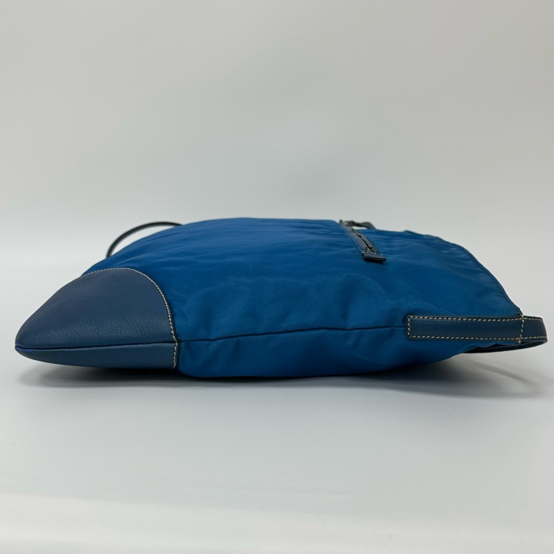 【赫蒂國際精品】PRADA 寶藍色托特包 vintage-6