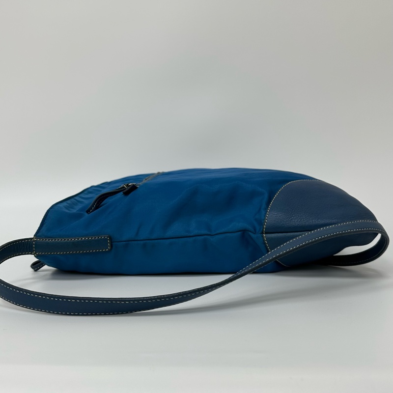 【赫蒂國際精品】PRADA 寶藍色托特包 vintage-7