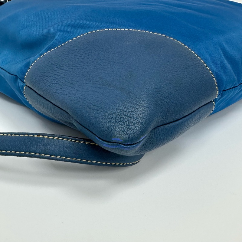 【赫蒂國際精品】PRADA 寶藍色托特包 vintage-9