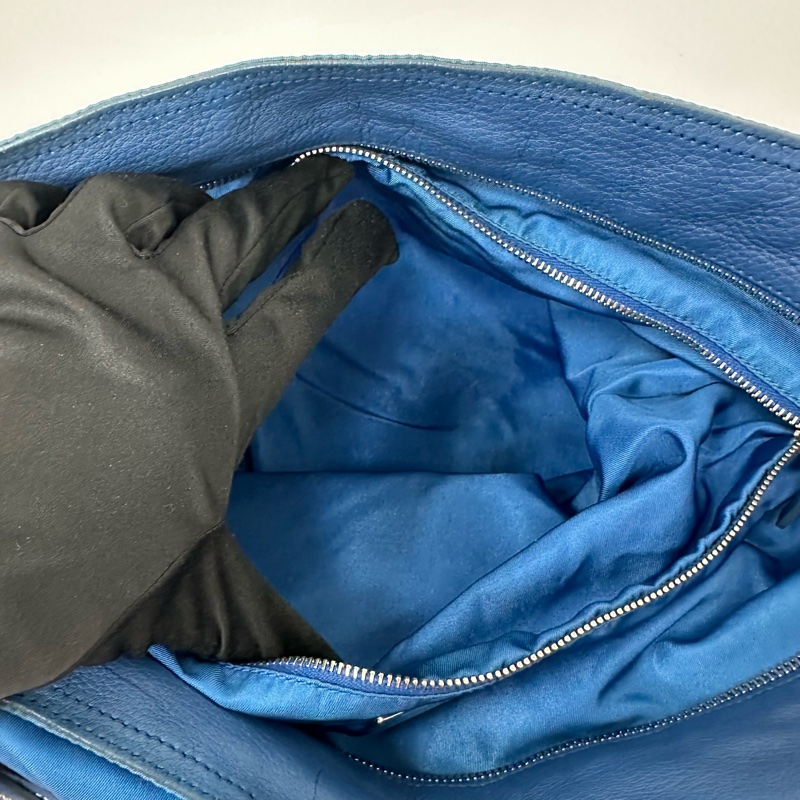 【赫蒂國際精品】PRADA 寶藍色托特包 vintage-20