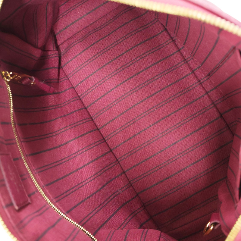 葡萄紫色 牛皮壓紋 Speedy 25 波士頓包 兩用包【LOUIS VUITTON LV 路易威登】 M40764-3