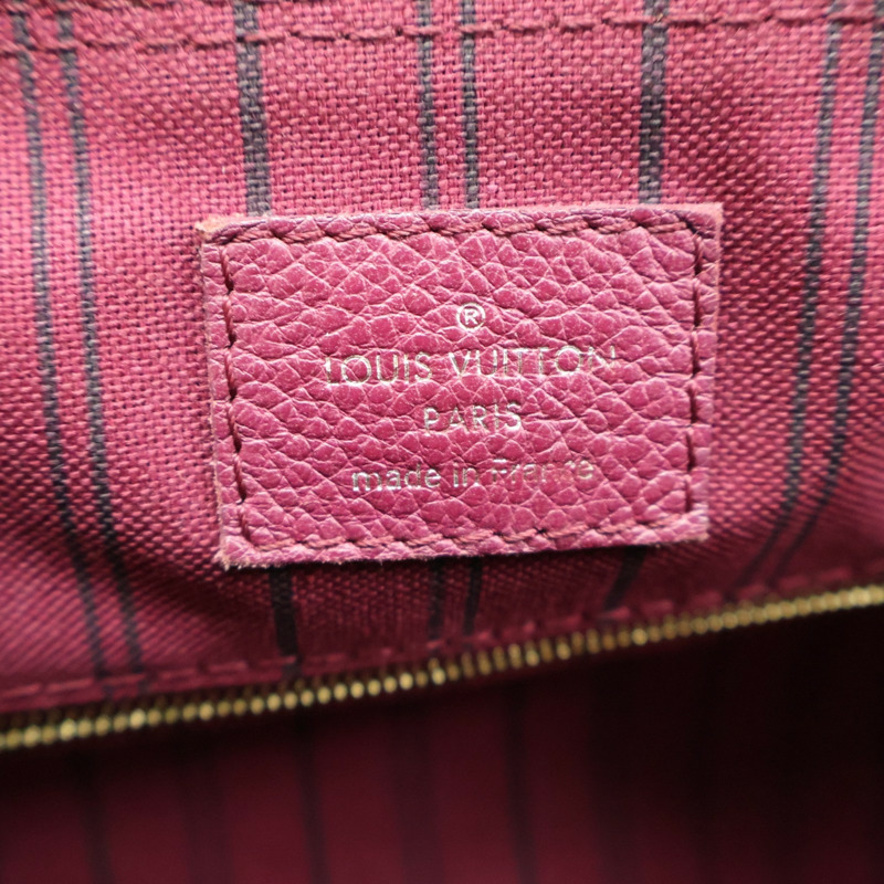 葡萄紫色 牛皮壓紋 Speedy 25 波士頓包 兩用包【LOUIS VUITTON LV 路易威登】 M40764-4