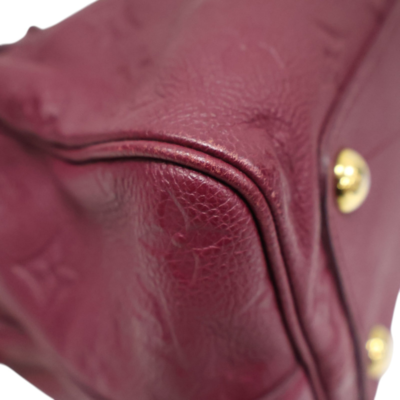 葡萄紫色 牛皮壓紋 Speedy 25 波士頓包 兩用包【LOUIS VUITTON LV 路易威登】 M40764-7