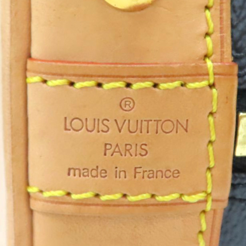 黑彩 帆布 鉚釘Alma貝殼包 手提包 村上隆聯名【LOUIS VUITTON LV 路易威登】 M92646-4