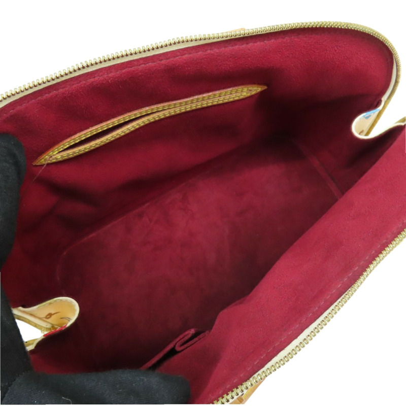 白彩 PVC塗層帆布 Alma 村上隆 手提包【LOUIS VUITTON LV 路易威登】 M92647-2