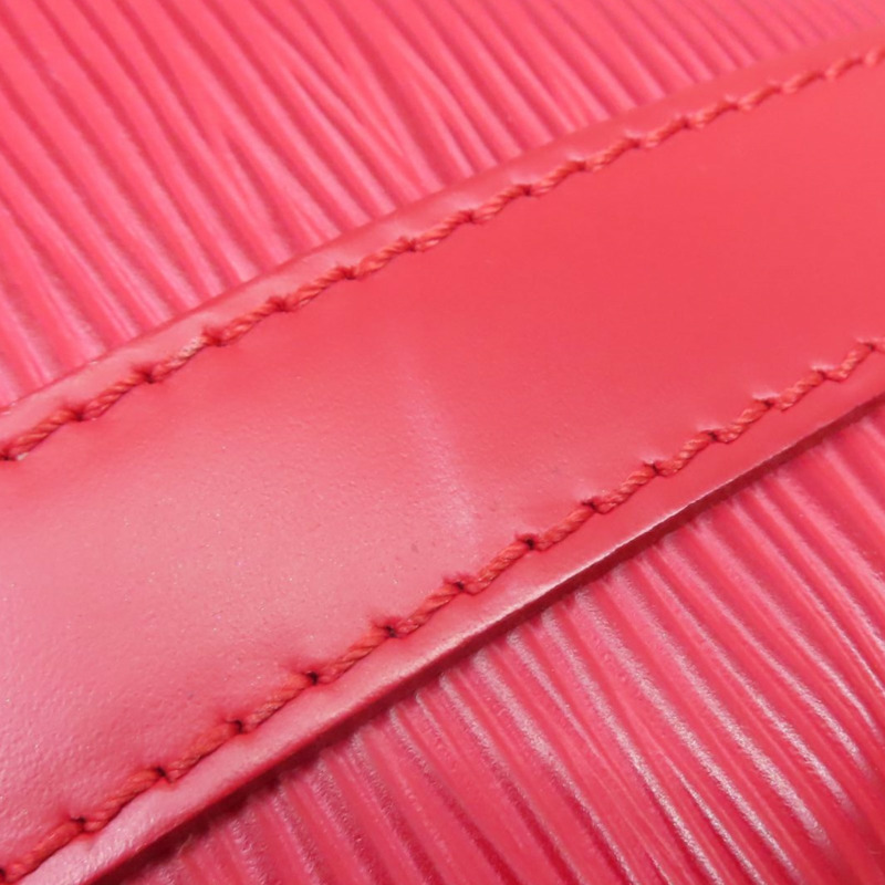 紅色 EPI 水波紋 牛皮 Petit Noe 水桶包 肩背包【LOUIS VUITTON LV 路易威登】 M59017-12