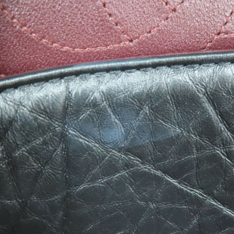 黑色 菱格紋 牛皮 2.55 口蓋包 肩背包 銀釦【CHANEL 香奈兒】 A37586-11