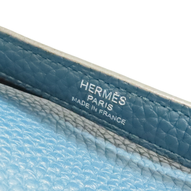 異域藍 Clemence牛皮 Bolide 31 柏莉包 兩用包 T刻 銀扣【HERMES 愛馬仕】-5