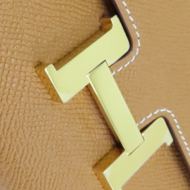 金棕色 Epsom牛皮 Constance To Go Wallet 肩背包 Y刻 金釦【HERMES 愛馬仕】 H080126CC37-7