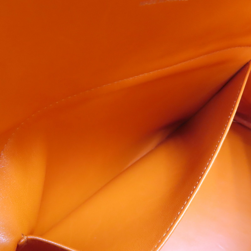 馬仕橘 Clemence牛皮 Bolide 31 柏莉包 兩用包 T刻 銀釦【HERMES 愛馬仕】 T刻/93色/PHW-3